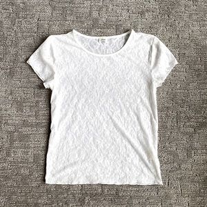 Aritzia Wilfred Chaise lace t shirt
